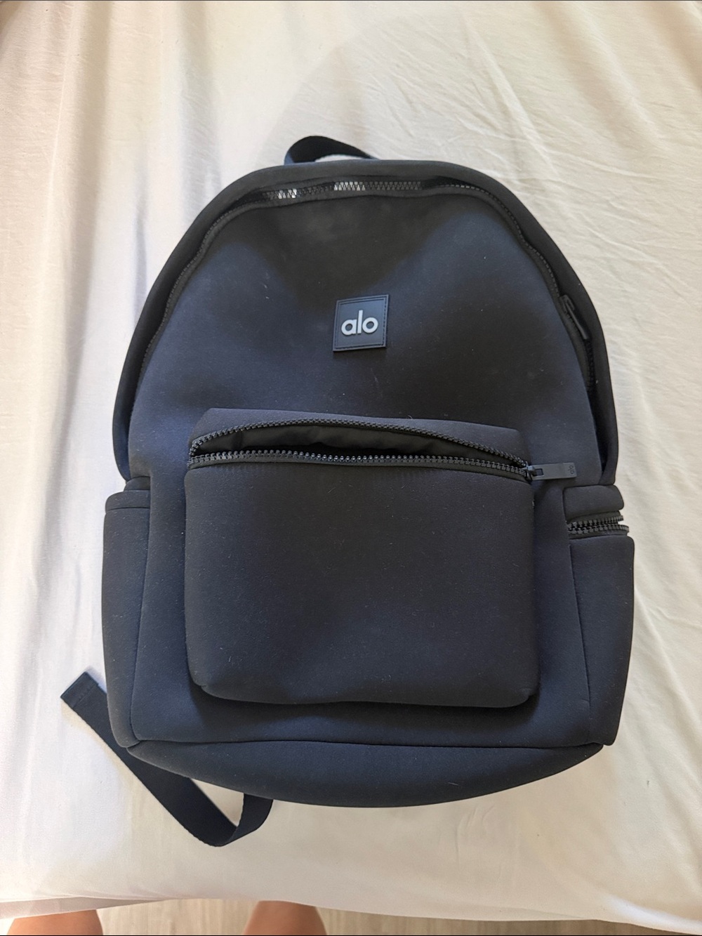 ALO Yoga Black Neoprene Everyday Backpack